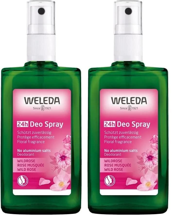 Weleda Wild Rose 24h Deodorant Spray 200ml (6.8 Fl Oz) | Natural Odor Control thumbnail 1