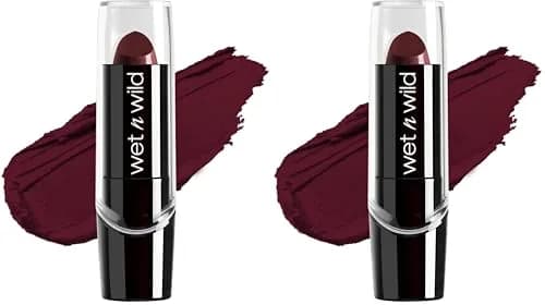 wet n wild Silk Finish Lipstick, Black Orchid (Pack of 2) | Hydrating Rich Buildable Lip Color thumbnail 1
