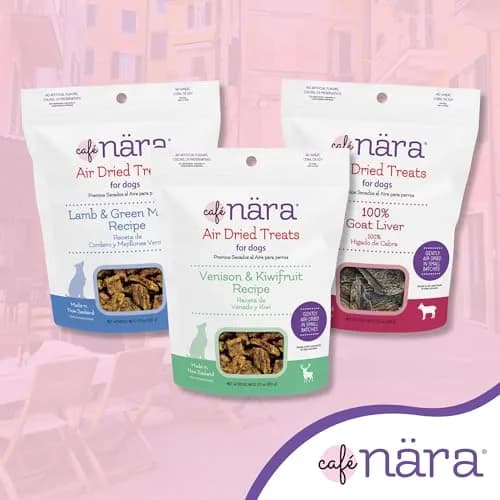 Cafe Nara Goat Liver Air Dried Treats for Dogs 3.5 oz | High-Protein, All-Natural, Grain-Free thumbnail 7