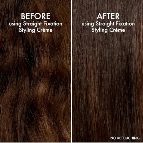 John Frieda Straight Fixation Styling Crème, 295ml (10 Fl Oz) | Fights Frizz for 24-Hour Straight Styles thumbnail 5