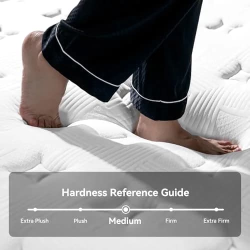 BURFLY1977 Twin Mattress 8 inch Gel Memory Foam | Medium Firm Support for All Sleep Positions thumbnail 5