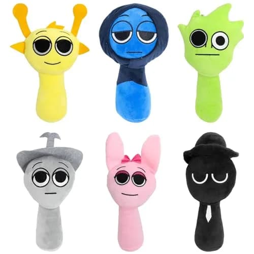 Generic Plush Toys Song Game Plushies Stuffed Plushes Soft and Funs Stuffed Toys Dolls for Fans and Friends Christmas Birthday for Girls Boys (6-Pack) - main product image