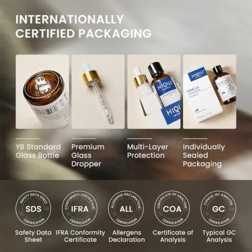 HIQILI Vanilla Essential Oil Set, 6 x 1.01 Fl Oz (6.06 Fl Oz Total) | Warm Sweet Aroma for Skin, DIY & Home thumbnail 5