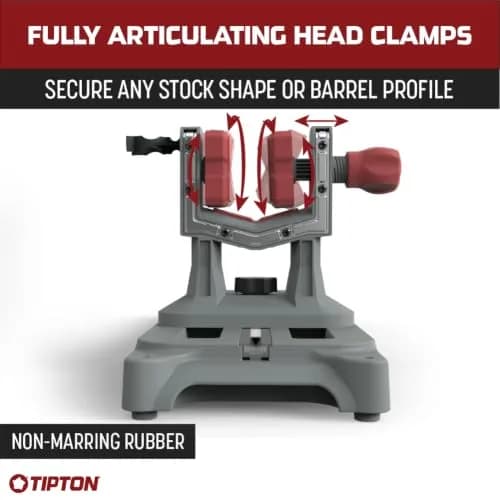 Tipton Best Gun Vise Gen 2 with Universal Mounting, Adjustable Gun Clamps, Vise Mod Accessory Storage, For Gun Maintenance, Cleaning, and Gunsmithing | Versatile firearm vise for gun care thumbnail 3