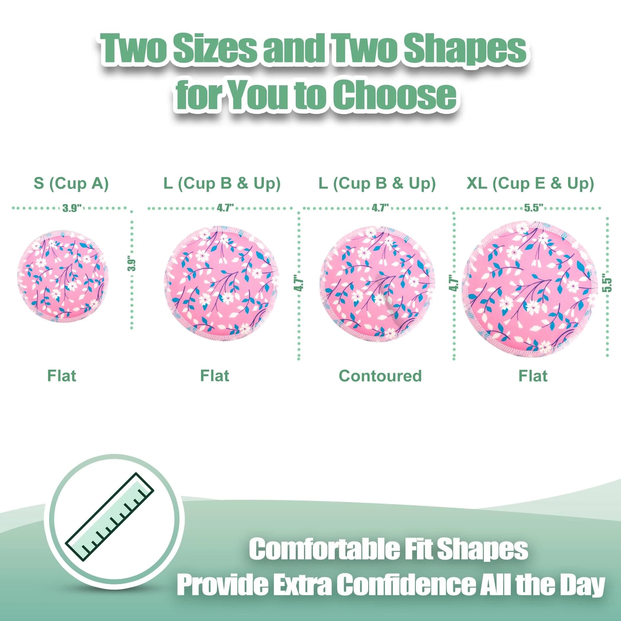 wegreeco Nursing Breast Pads (14 Pack) with Laundry & Travel Bags | Soft, Breathable, Leak-Free - view 2