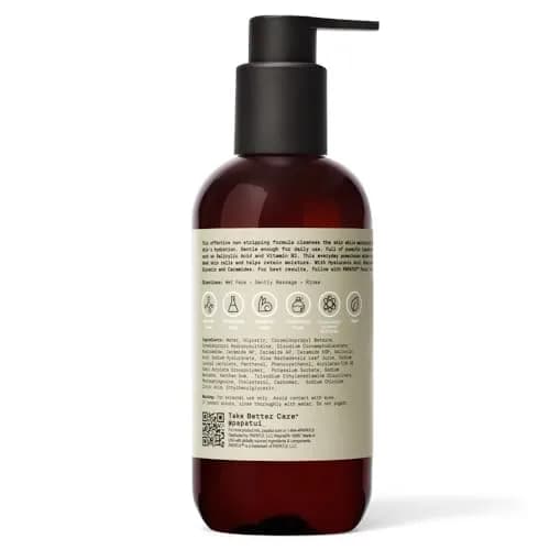 PAPATUI Hydrating Men's Face Cleanser | Niacinamide, Hyaluronic Acid | Unscented | 8 oz (Pack of 2) thumbnail 8