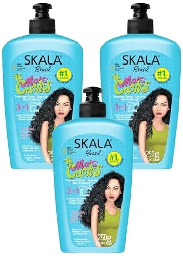 SKALA #Mais Cachos 3 in 1 Leave In Conditioner for Curly Hair | Vegan Hydration & Curl Definition (70-120 chars) thumbnail 1