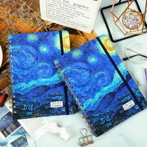 Indeme 2026-2027 Academic Planner Weekly & Monthly 6.4" x 8.5" (16.3 cm x 21.6 cm) | Hardcover Planner with Tabs & Elastic Closure thumbnail 6