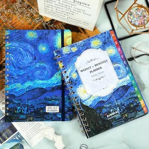 Indeme 2026-2027 Academic Planner Weekly & Monthly 6.4" x 8.5" (16.3 cm x 21.6 cm) | Hardcover Planner with Tabs & Elastic Closure thumbnail 7