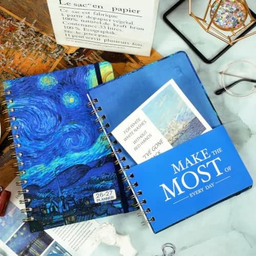 Indeme 2026-2027 Academic Planner Weekly & Monthly 6.4" x 8.5" (16.3 cm x 21.6 cm) | Hardcover Planner with Tabs & Elastic Closure thumbnail 8