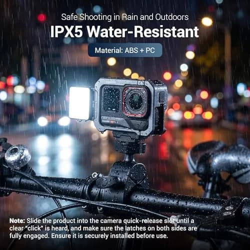JJC Magnetic LED Light for Insta360 Ace Pro 2 | Waterproof, SOS Mode, Rechargeable, 20 LEDs, IPX5 thumbnail 7