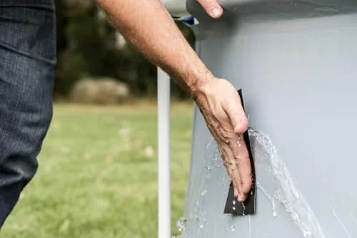 T-REX Heavy Duty Waterproof Repair Tape 2" x 5' (10 ft total) Black | Fixes Wet, Rough, Dirty Surfaces & Leaks thumbnail 5