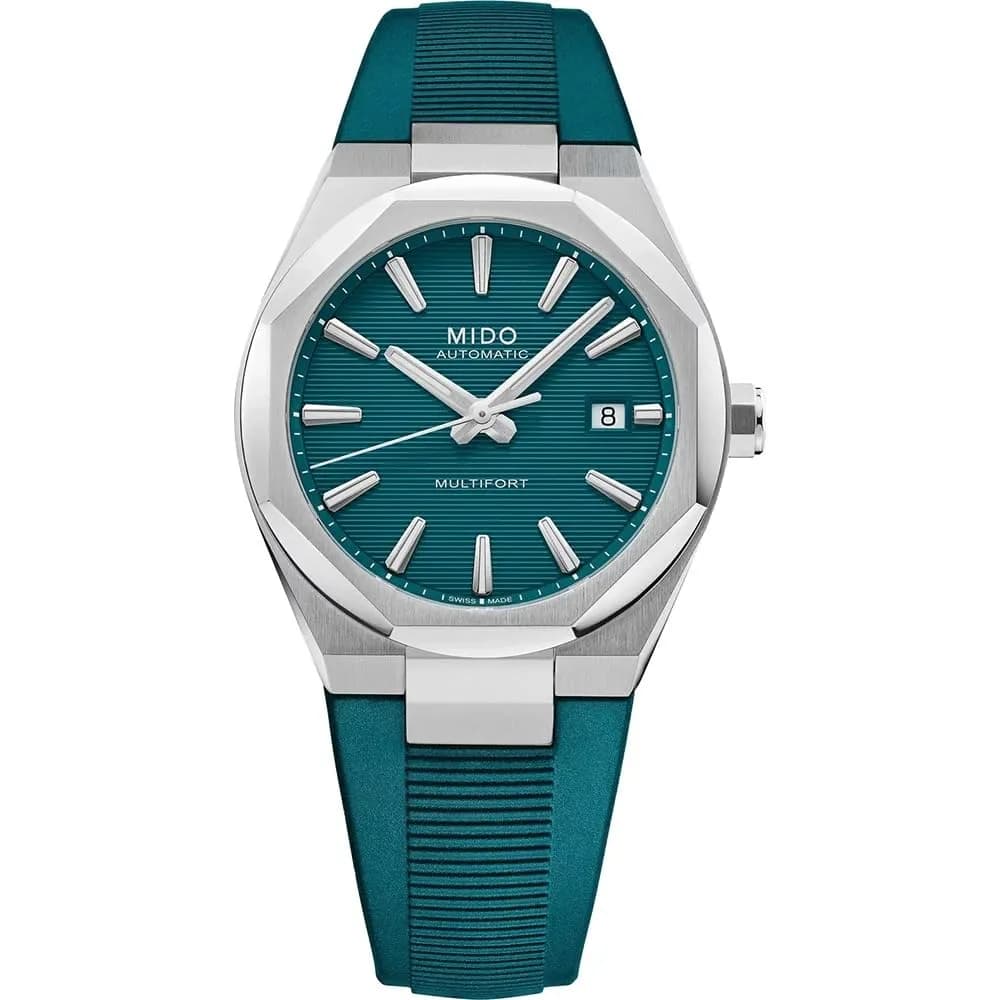 MIDO Multifort 8 One Crown Swiss Automatic Watch 40mm | Elegant Angular Design