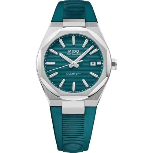 MIDO Multifort 8 One Crown Swiss Automatic Watch 40mm | Elegant Angular Design thumbnail 1