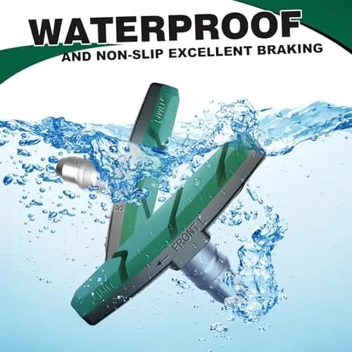 Alritz 6PCS V-Brake Pads Shoes for Mountain & Road Bike | Durable Rubber & Aluminum Alloy, All-Weather Performance thumbnail 4