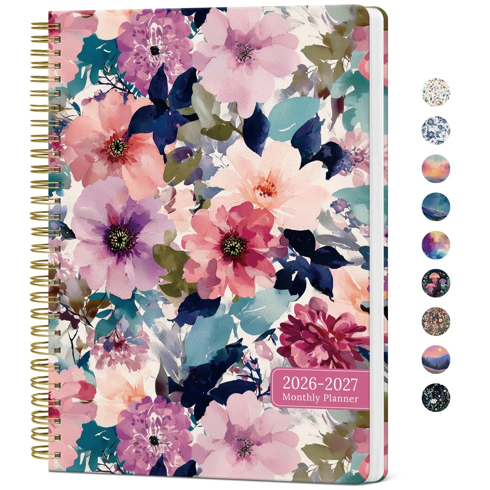 Taja Monthly Planner 2026-2027 18-Month Calendar 19 cm x 25 cm | Aesthetic Design for Students & Professionals - main product image