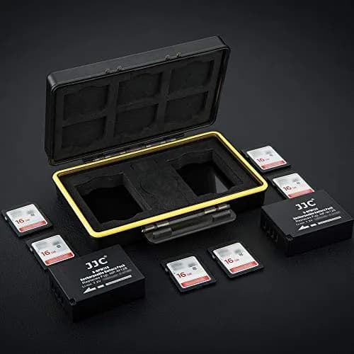 JJC Camera Battery & Memory Card Storage Case for Fuji NP-W126, X100F, X-T3 | Compact, Water-Resistant (70-120 chars) thumbnail 8