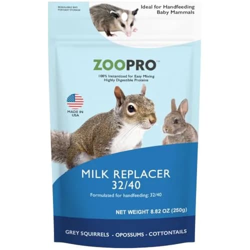 Exotic Nutrition ZooPro Milk Replacer 32/40 Formula for Baby Squirrels 449g (1 lb) | USA-Imported, Nutrient-Rich Formula thumbnail 7