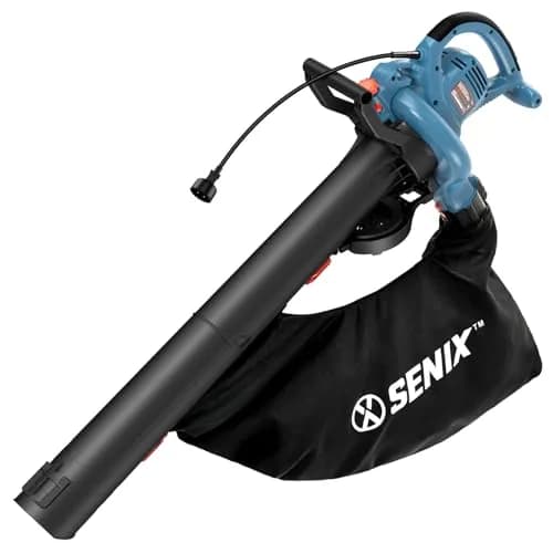 SENIX 3-in-1 Corded Leaf Blower, Leaf Vacuum & Mulcher, 420 CFM & 179 MPH | Versatile Garden Tool thumbnail 1