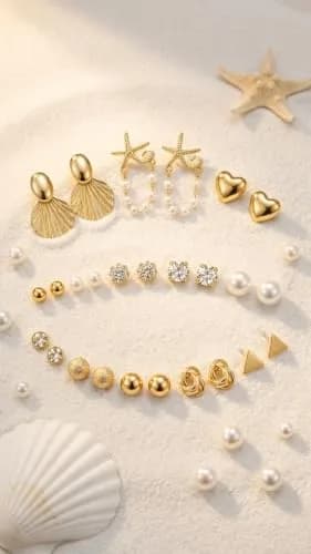 JYSO Mystery Jewelry Jar Bundle Gold Jewelry Set | 65+ Pieces thumbnail 7