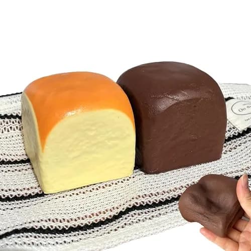 Generic Dumpling Stress Balls 2 Pack | Non-Toxic PU, Slow Rising, Vanilla Scented thumbnail 1