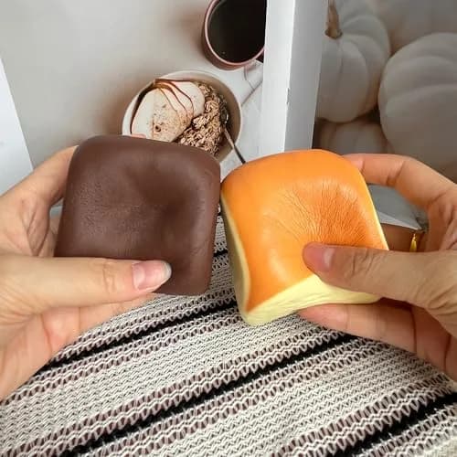 Generic Dumpling Stress Balls 2 Pack | Non-Toxic PU, Slow Rising, Vanilla Scented thumbnail 5