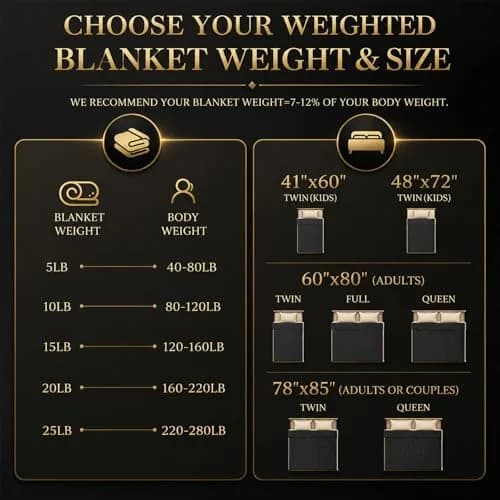 Smart Queen Weighted Blanket 60” x 80” | 15lbs Cooling & Breathable for Adults thumbnail 7