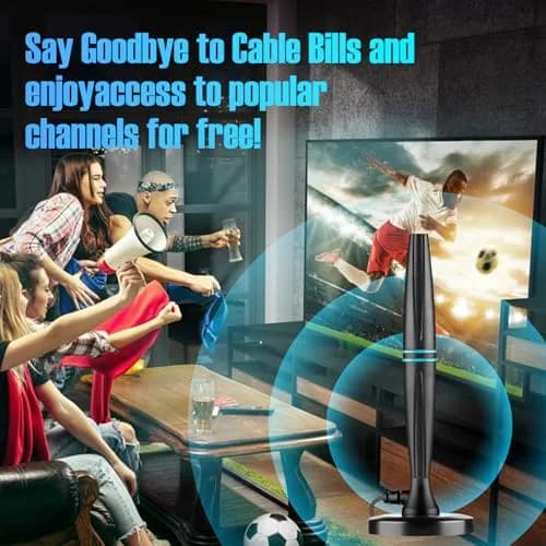 FGOTV TV Antenna for Smart TV Indoor | Supports 4K HD Local Channels with Signal Booster thumbnail 9
