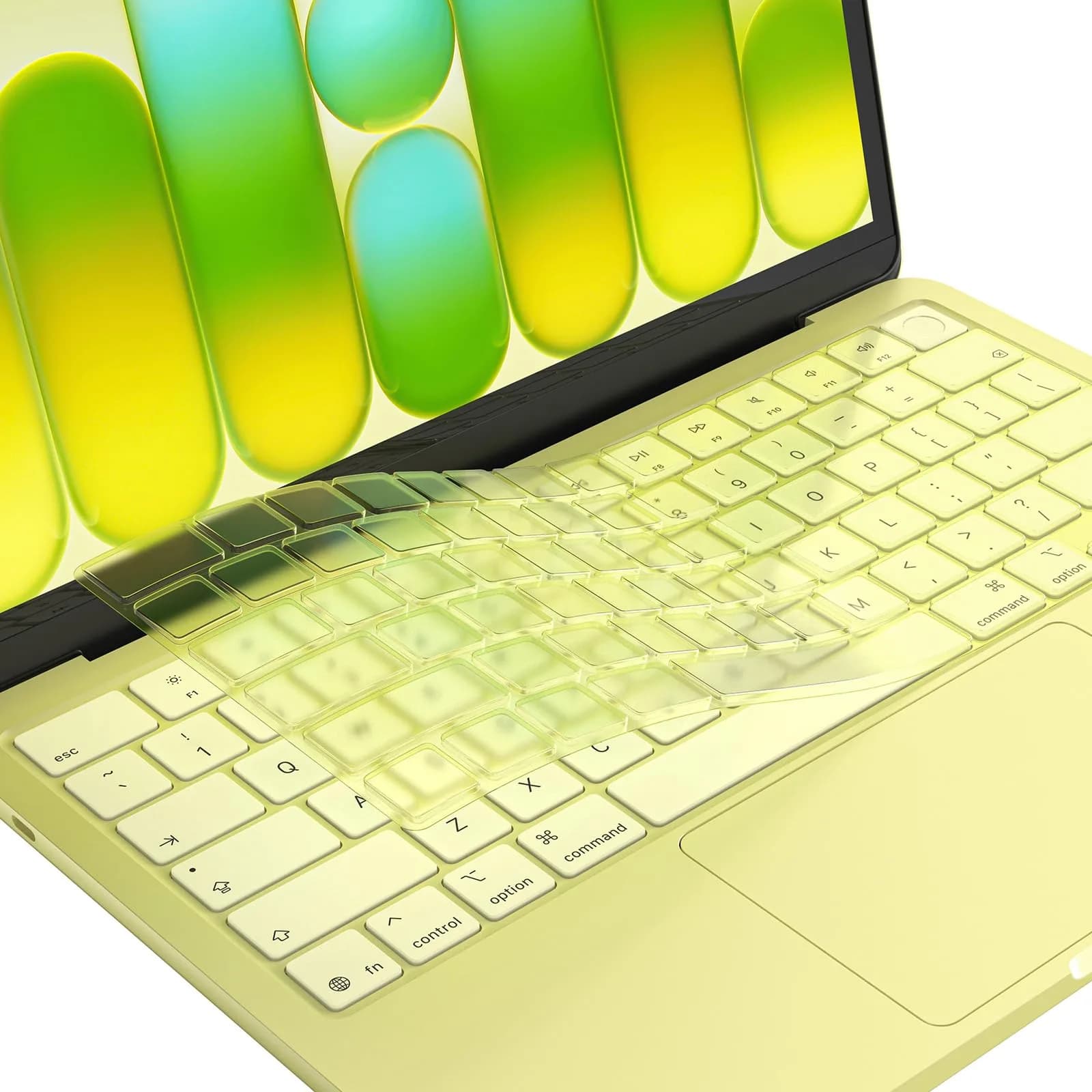 EooCoo Citrus Clear Keyboard Cover Skin Protector for MacBook Pro 14/16" & Air 13/15" - main product image