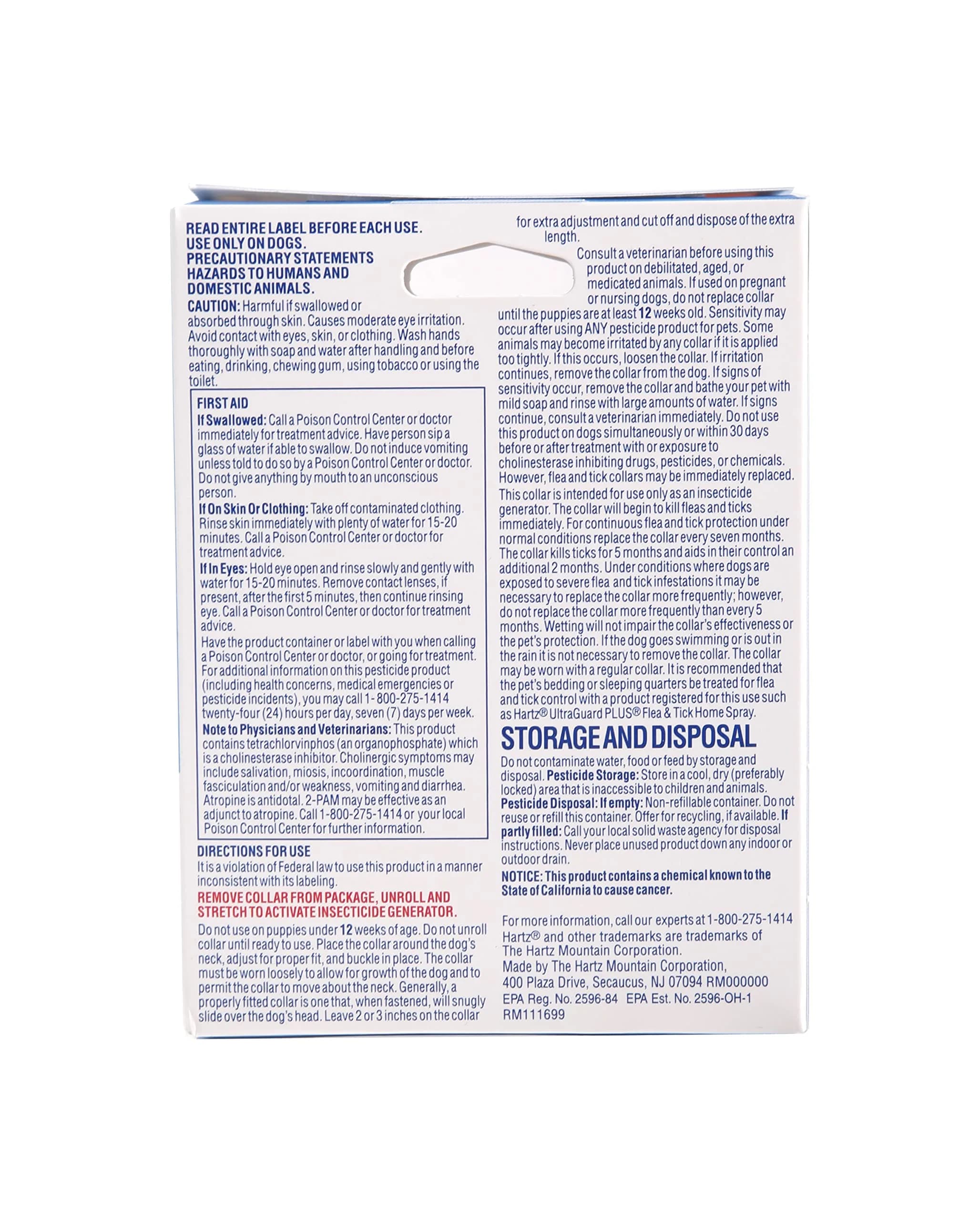 Hartz UltraGuard White Flea & Tick Collar for Dogs & Puppies - 7-Month Protection, Up to 20 Inch Neck - view 2