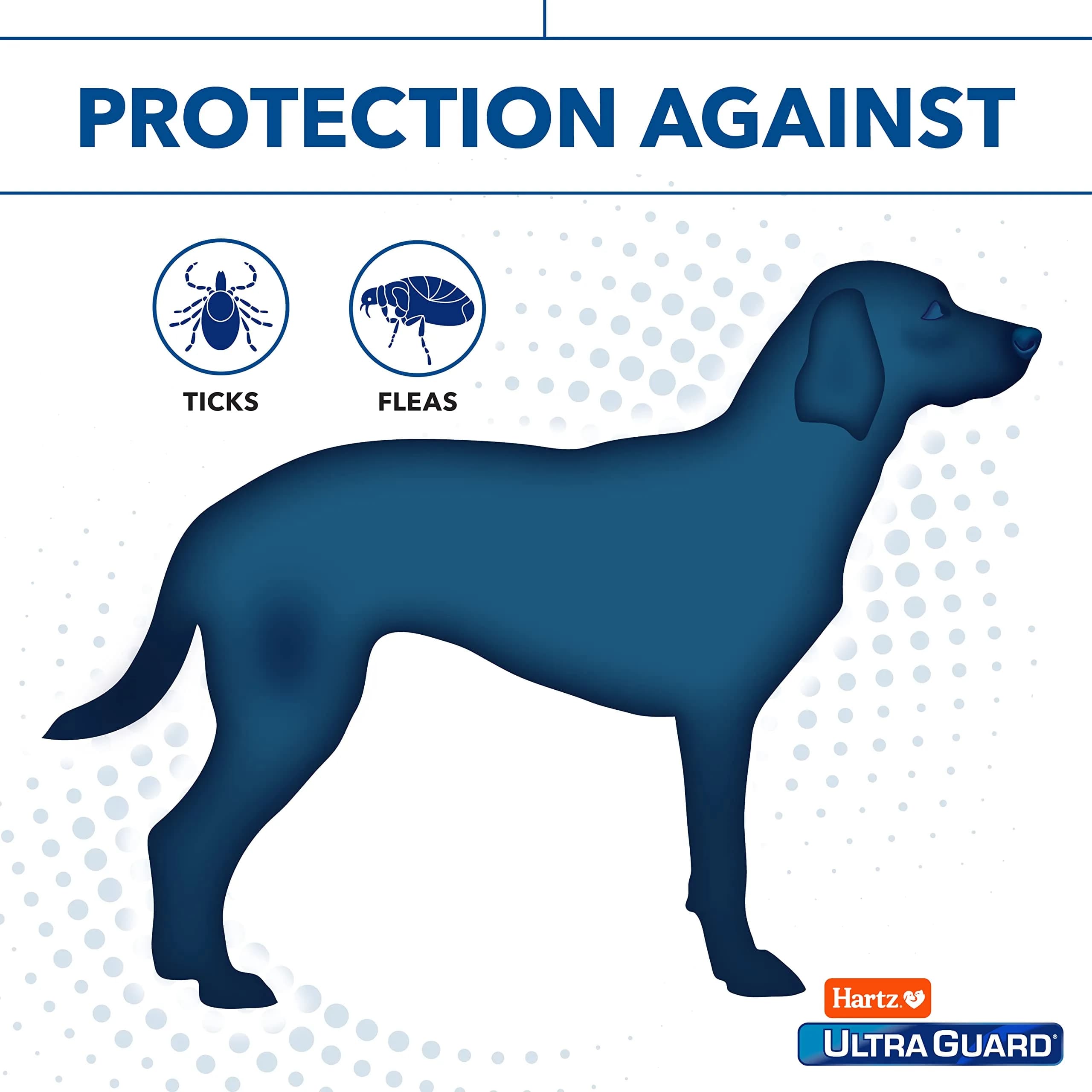 Hartz UltraGuard White Flea & Tick Collar for Dogs & Puppies - 7-Month Protection, Up to 20 Inch Neck - view 4
