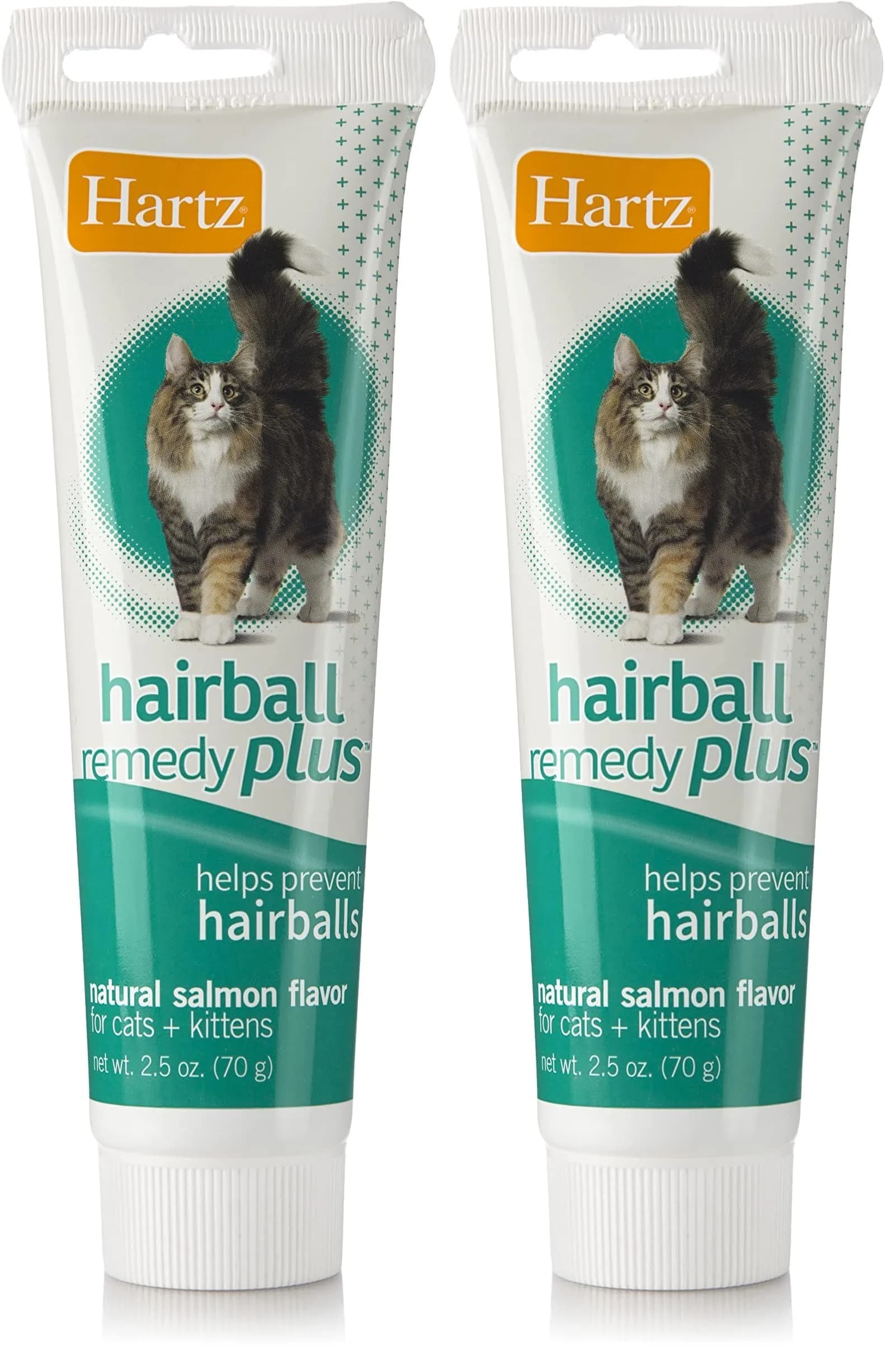 Hartz Hairball Remedy Plus Salmon Flavored Paste for Cats and Kittens, 5 oz (156 g) | Aids Hairball Passage - main product image