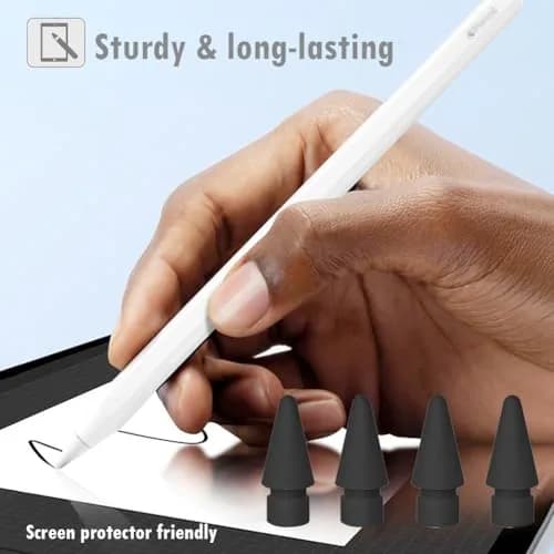SIXFU Replacement Pencil Tips 4 PCS Black | Compatible with Apple Pencil Pro, USB-C, 1st/2nd Gen thumbnail 6
