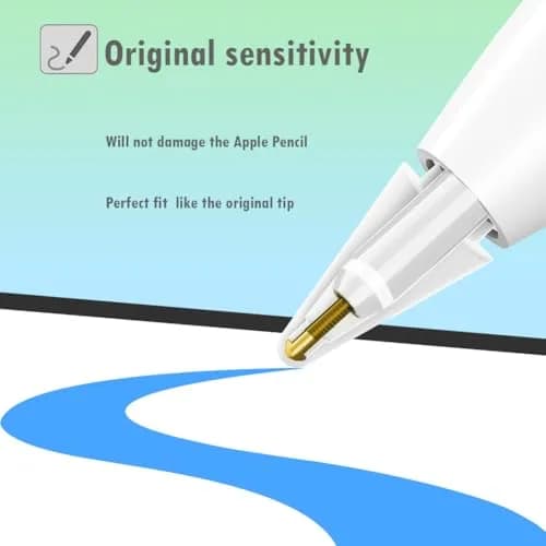 SIXFU Replacement Pencil Tips 4 PCS Black | Compatible with Apple Pencil Pro, USB-C, 1st/2nd Gen thumbnail 3