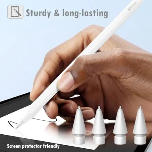 SIXFU Replacement Pencil Tips for Apple Pencil Pro, 1st/2nd Gen, USB-C, Logitech Crayon - 4 Pack thumbnail 6