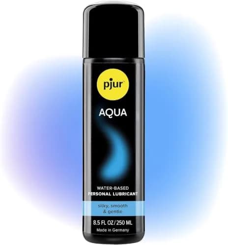 pjur Aqua Water-Based Personal Lubricant 8.4 Fl Oz | Oil-Free, Latex Safe, Dermatologically Tested thumbnail 1