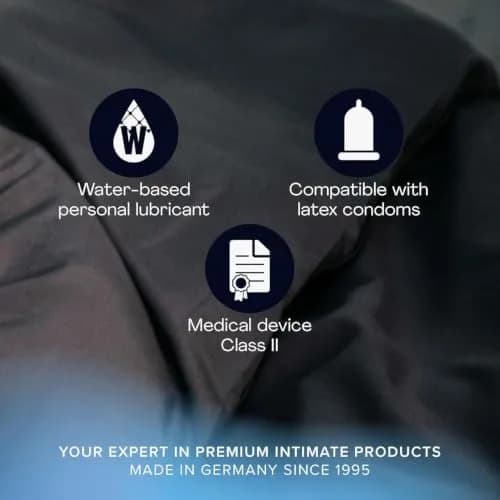 pjur Aqua Water-Based Personal Lubricant 8.4 Fl Oz | Oil-Free, Latex Safe, Dermatologically Tested thumbnail 2