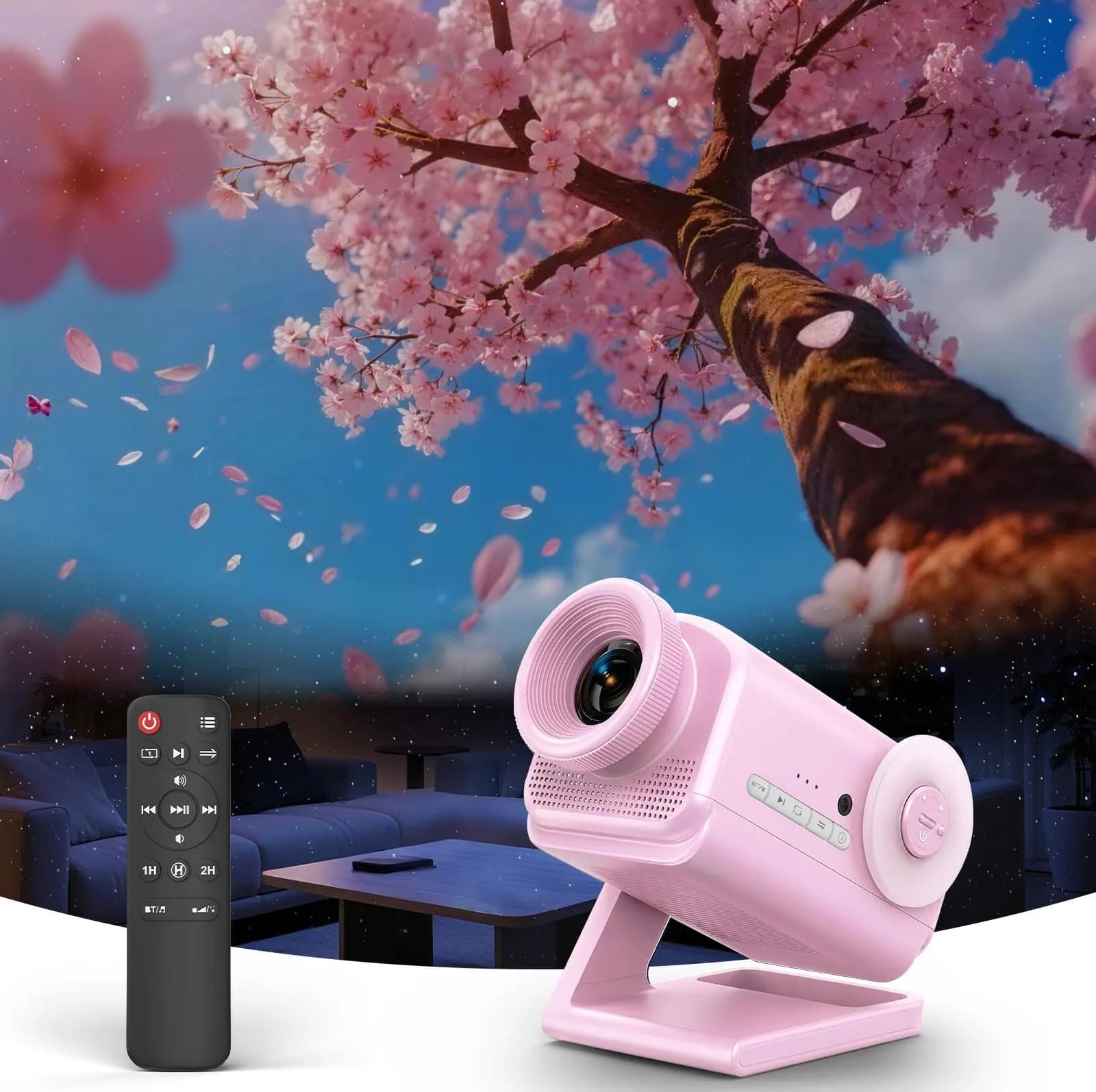 Rossetta 3D Projector with 60 Scenes | Galaxy Star Projector for Room Decor