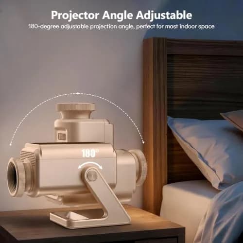 Rossetta 3D Projector with 60 Scenes | Galaxy Star Projector for Room Decor thumbnail 5