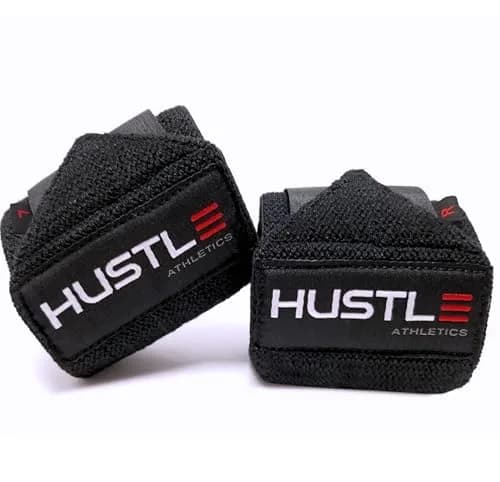 Hustle Athletics Wrist Wraps for Weightlifting 18" | USPA-Approved Heavy-Duty Gym Wraps for Men & Women thumbnail 7