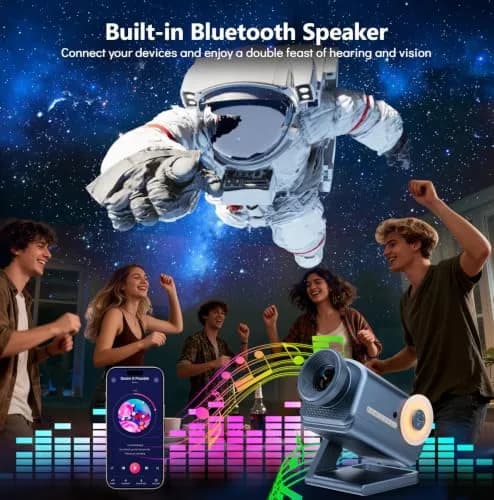 Rossetta 3D Projector with 60 Scenes | Galaxy Star Projector for Room Decor thumbnail 4