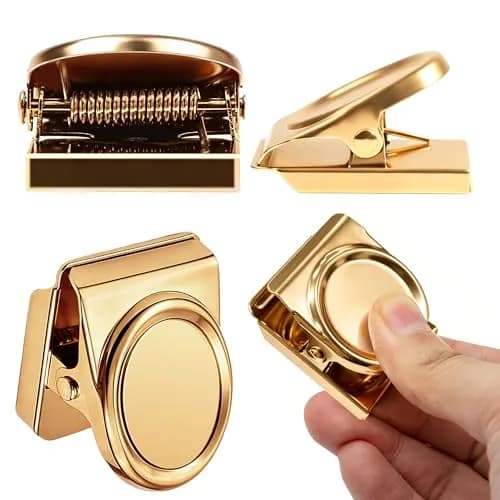 Thimmamma Magnetic Clips 1.5 inch | Heavy Duty Metal Magnet Clips for Whiteboard & Fridge thumbnail 4