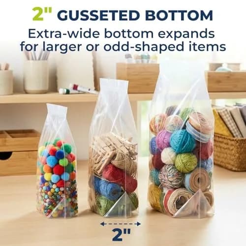 Keep N Store Food Storage Bags 6" x 9" | Reusable, Freezer Safe, 8 oz Capacity thumbnail 3