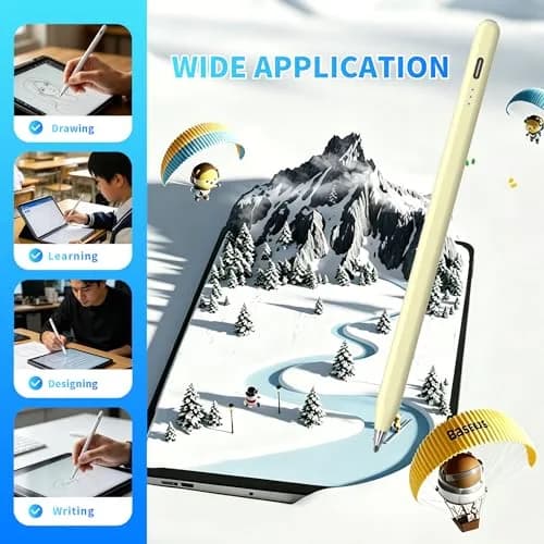 YJSK Input Pen for Samsung Galaxy Tablets | Precise, Fast Charging & Auto Sleep (Yellow) thumbnail 6