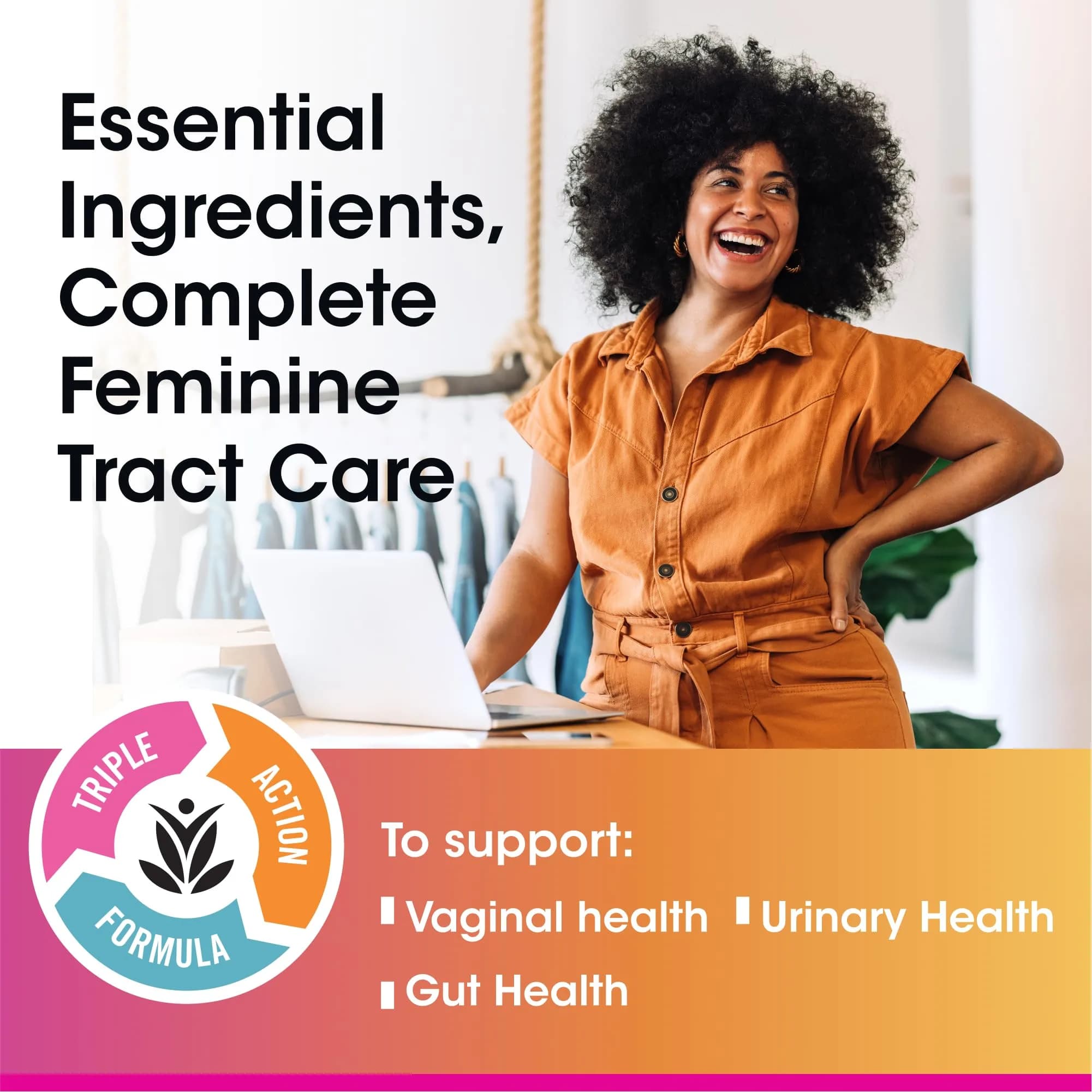 vH essentials Probiotics for Women with Prebiotics & Cranberry - 60 Capsules (Pack of 5) - view 4