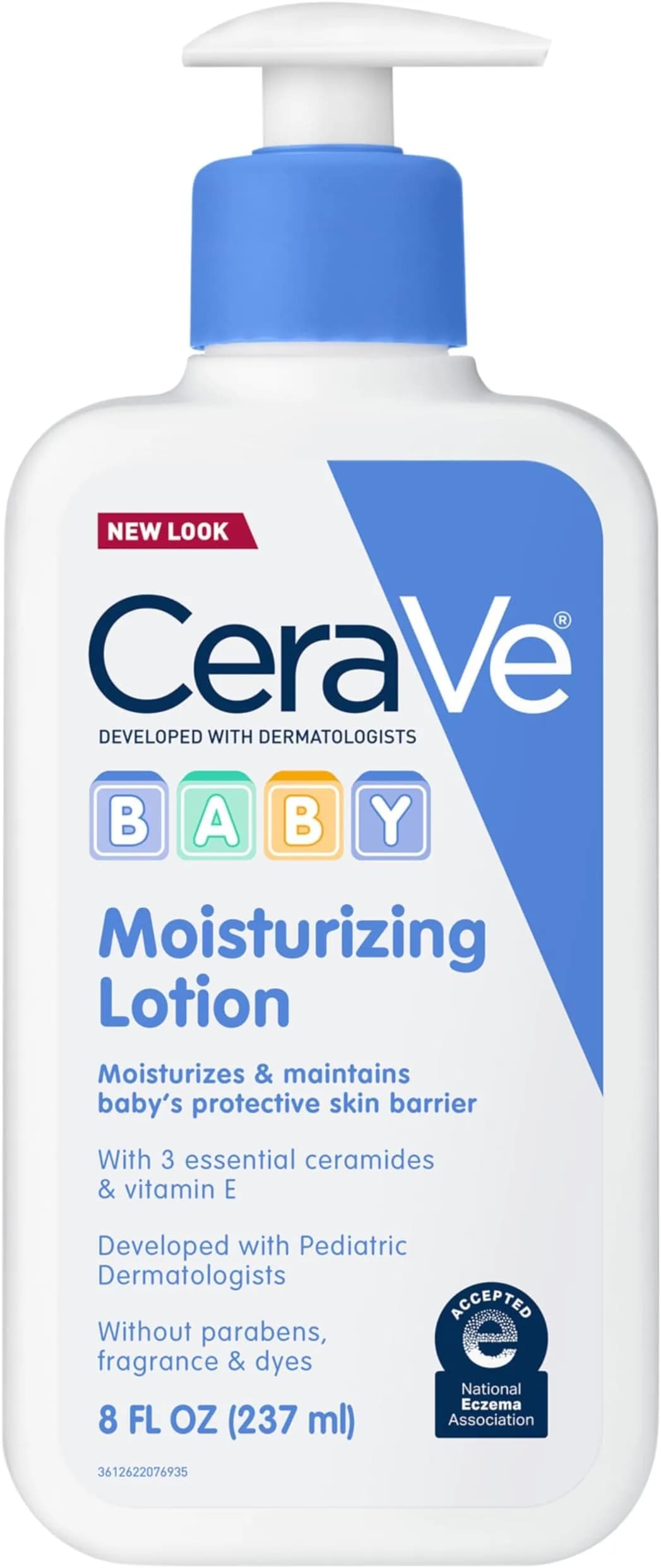 CeraVe Baby Lotion 8oz Pack of 12 - Fragrance, Paraben, Dye & Phthalates Free Gentle Moisturizer - main product image