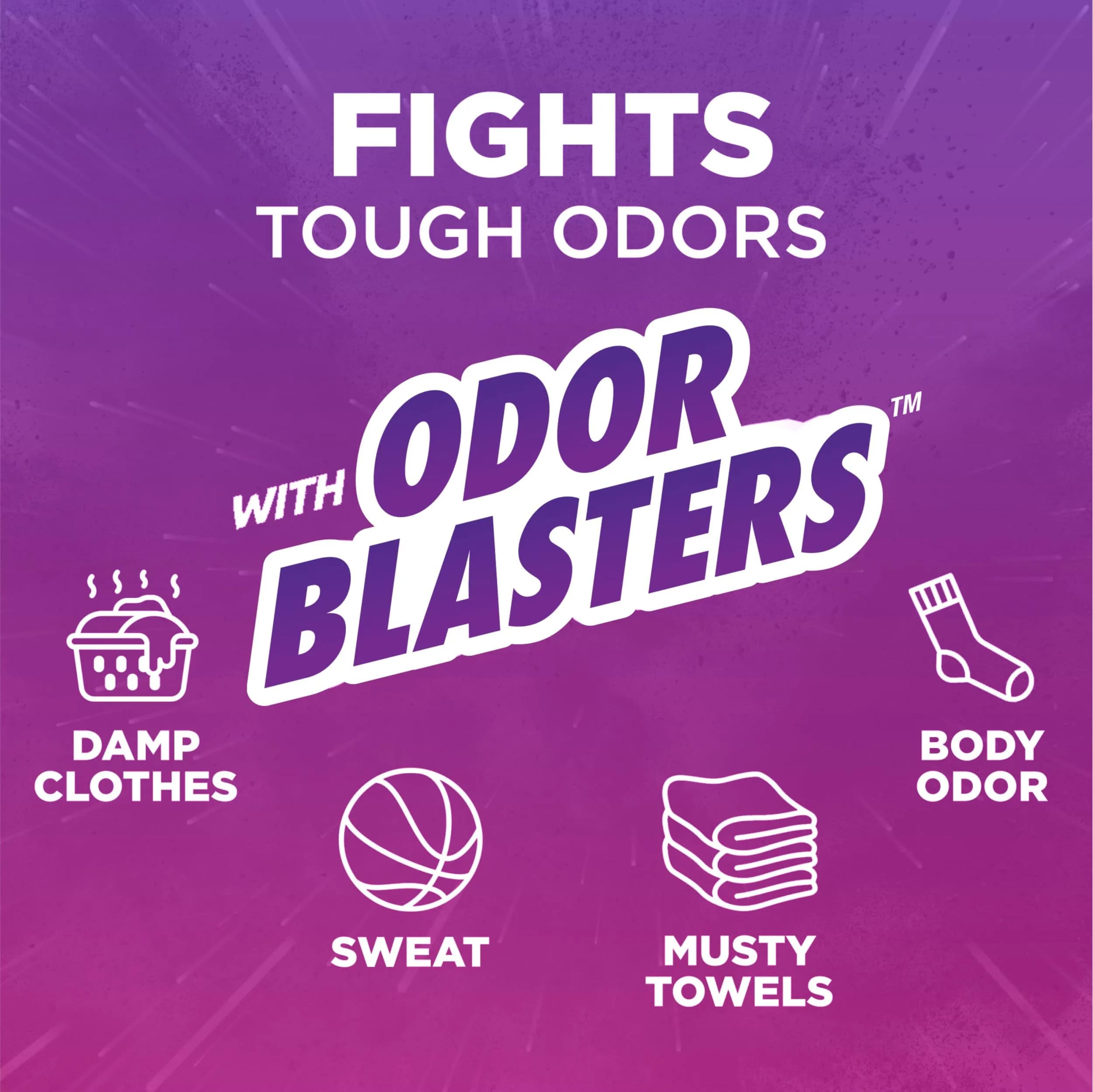 Arm & Hammer Odor Blasters In-Wash Laundry Scent Booster, Fresh Burst, 2.72 kg (96 oz) | Eliminates Tough Odors - view 2
