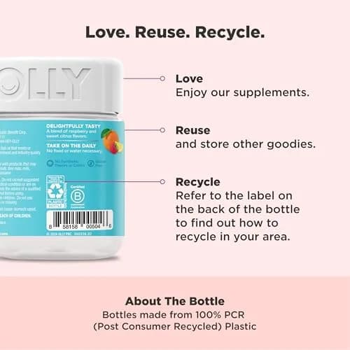 OLLY Prenatal Multivitamin Gummy Daily Blend for Mommy & Baby 720 Count (Pack of 12) | Supports Cellular Energy & Baby's Development thumbnail 5