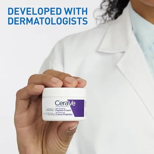 CeraVe Skin Renewing Night Cream 50ml (1.7 Fl Oz) | Peptide Complex, Hyaluronic Acid, Ceramides thumbnail 7