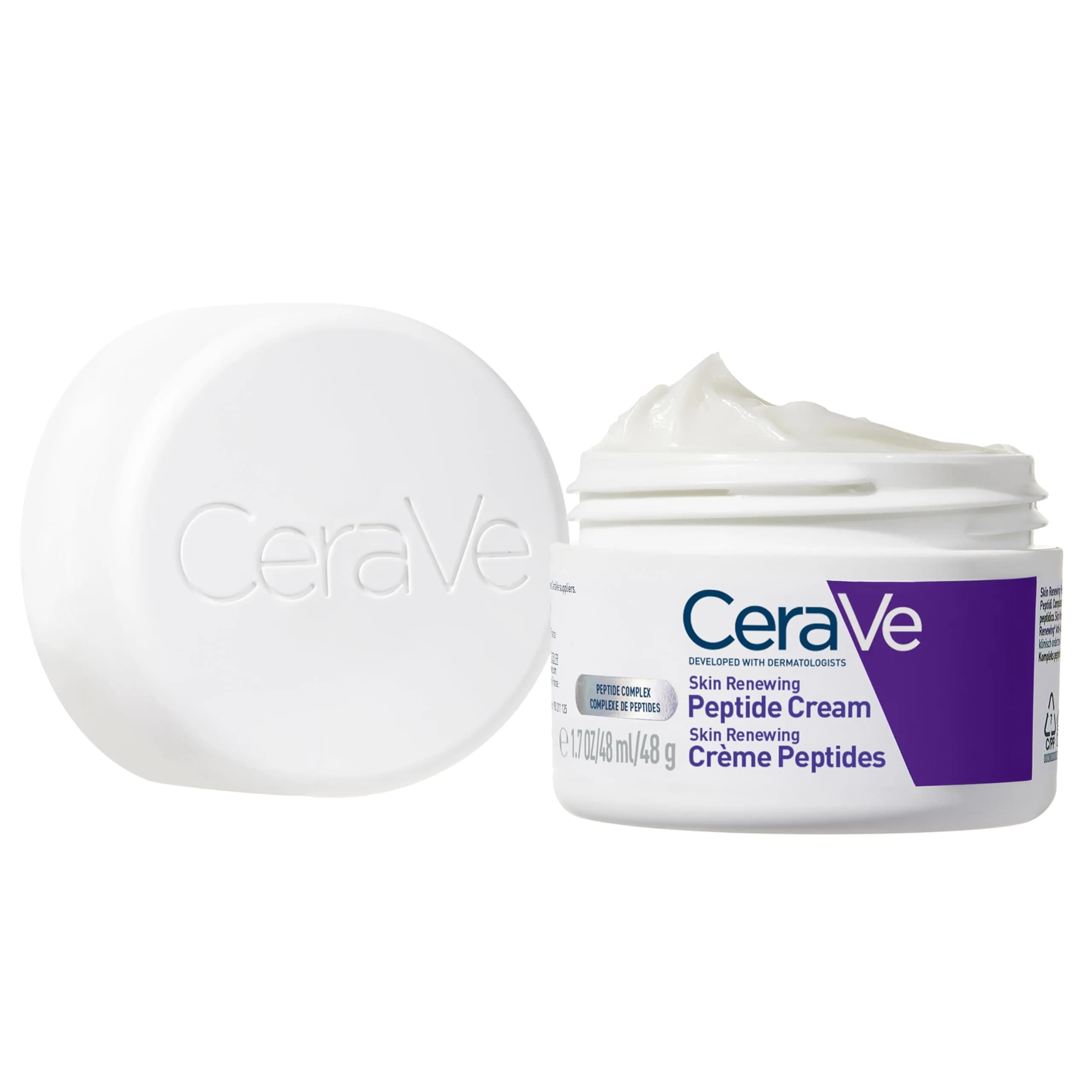 CeraVe Skin Renewing Night Cream, 1.7 Ounce (Pack of 12) - Peptide Complex, Hyaluronic Acid, Ceramide Moisturizer for Face - view 2